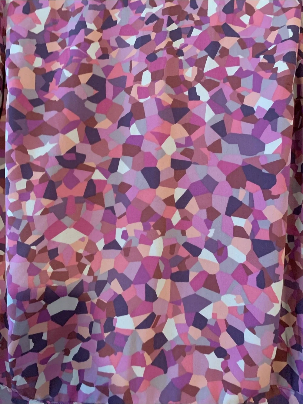 Cabi Women’s Long-Sleeve Mosaic Print Blouse - Pink